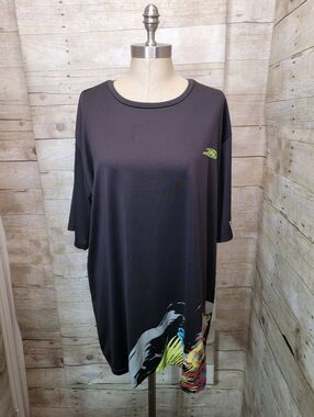 Pipeline XXL Black Activewear Top - Black